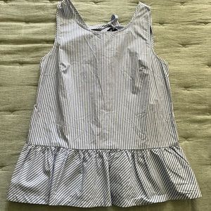 Blue & White Striped Tank